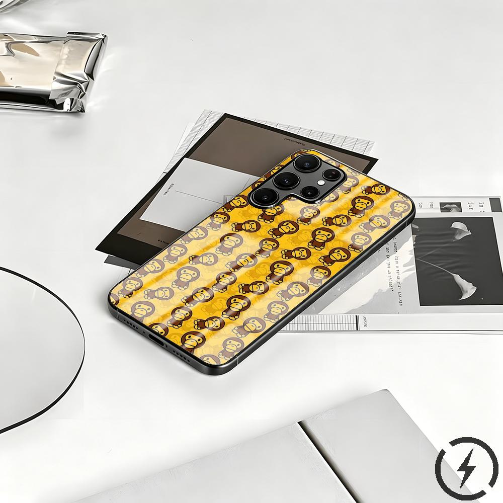Phone Cases Brand - Custodia Magnetica in Vetro Brand B-Bape