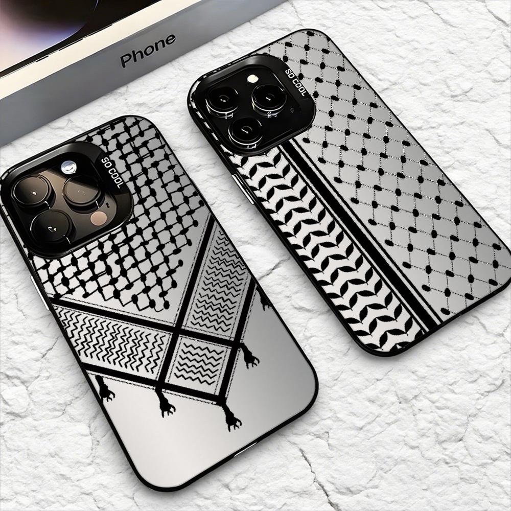Phone Cases Iphone - Custodia per Telefono Keffiyeh P-Palestine per