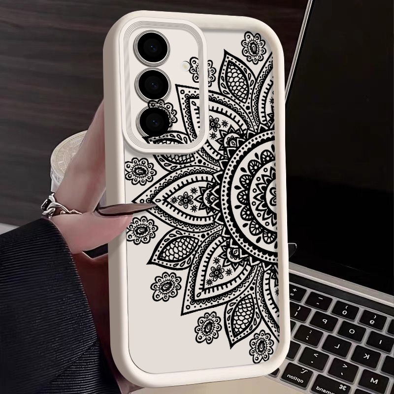 Phone Cases Galaxy A17 - Custodia Morbida Antiurto con Motivo Floreale