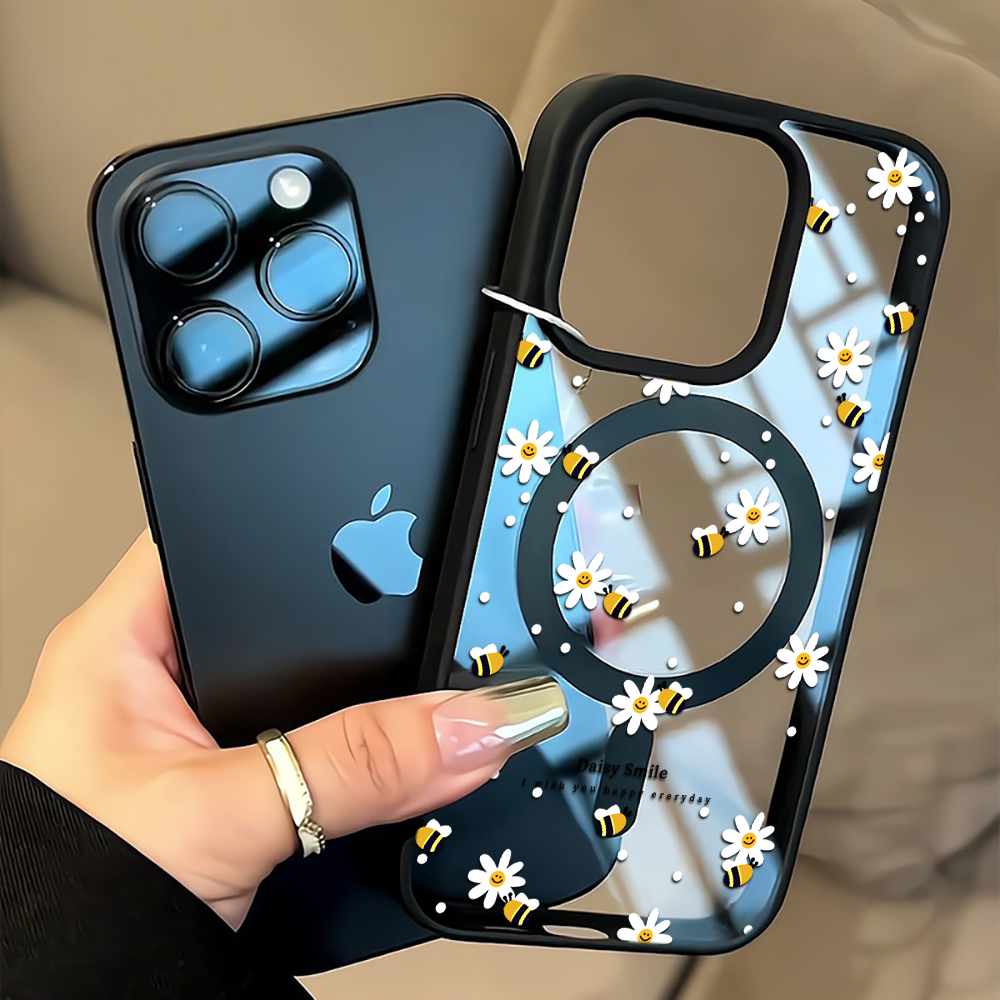Phone Cases Magnetic - Custodia per Telefono Fresh Daisy Bee