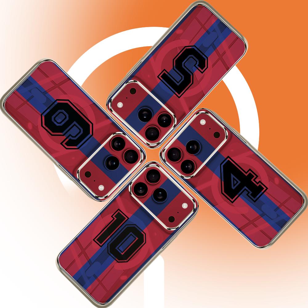 Phone Cases Jersey - Custodia per telefono trasparente magnetica F-FC