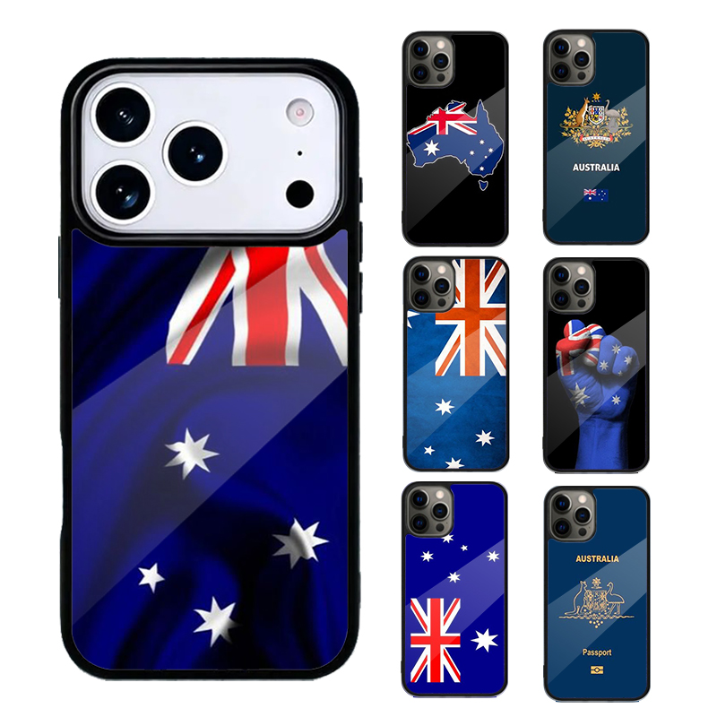 Phone Cases Australia - Custodia per telefono con bandiera australiana