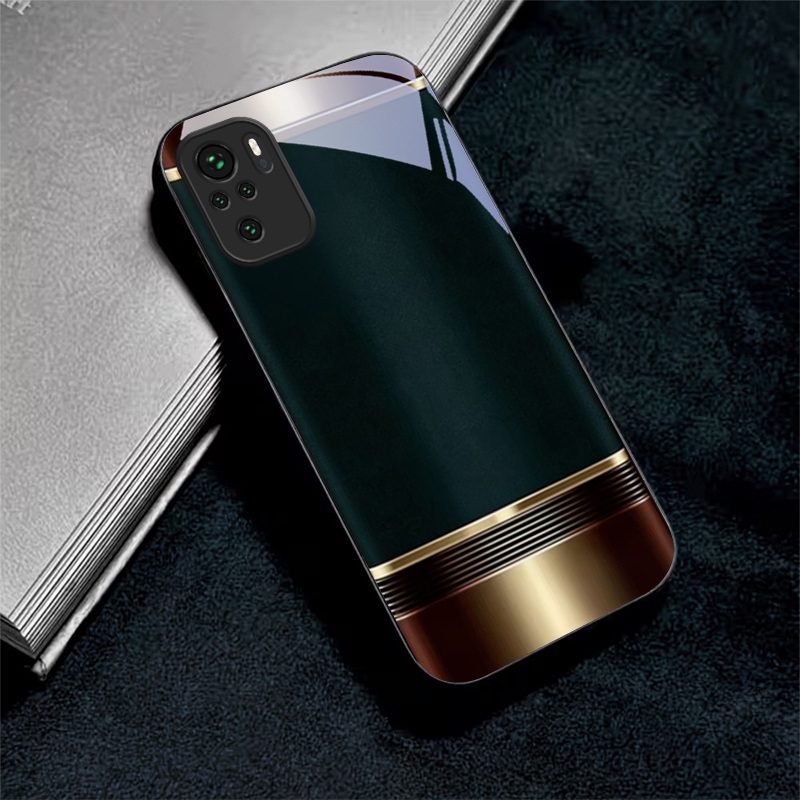 Phone Cases India - Custodia per telefono in vetro nero