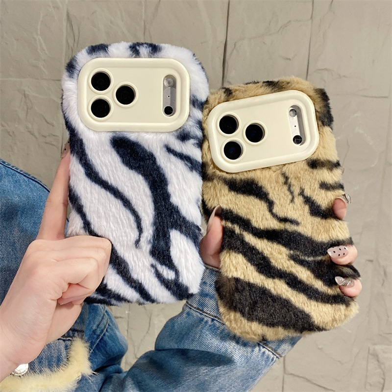Phone Cases Iphone - Custodia Protettiva Antiurto in Peluche Morbido