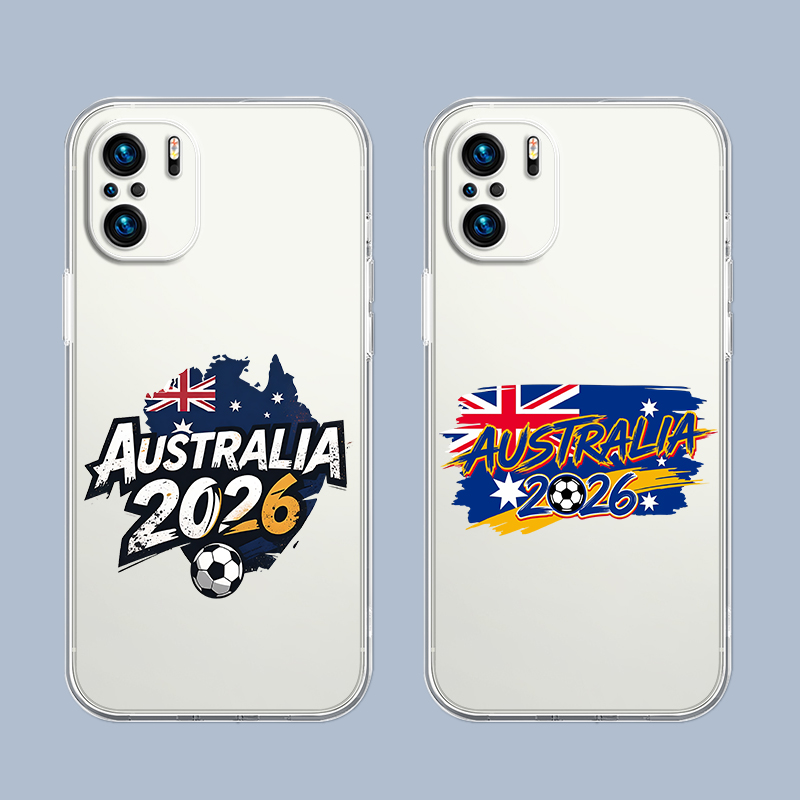 Phone Cases Australia - Cover Trasparente Australia Football First 2026