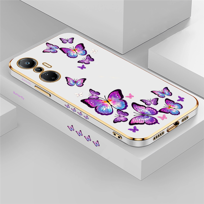 Phone Cases Purple - Custodia per telefono Art Purple Butterfly