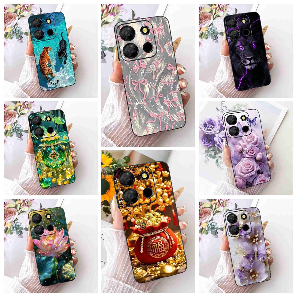 Phone Cases India - Custodia di lusso verniciata nera in