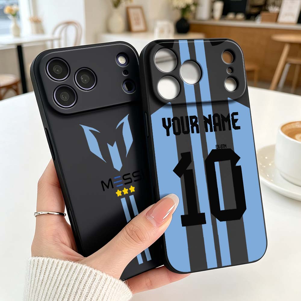 Phone Cases Jersey - Cover Morbida Nera per iPhone Apple