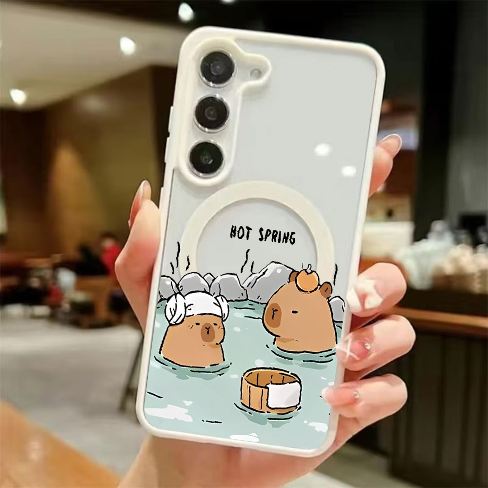 Phone Cases Magnetic - Cover Magnetica Trasparente Colorata per Samsung