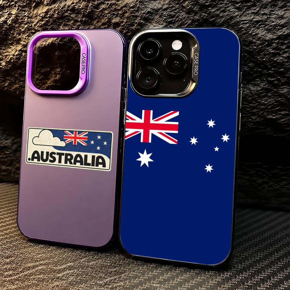 Phone Cases Australia - Custodia per telefono con bandiera sportiva
