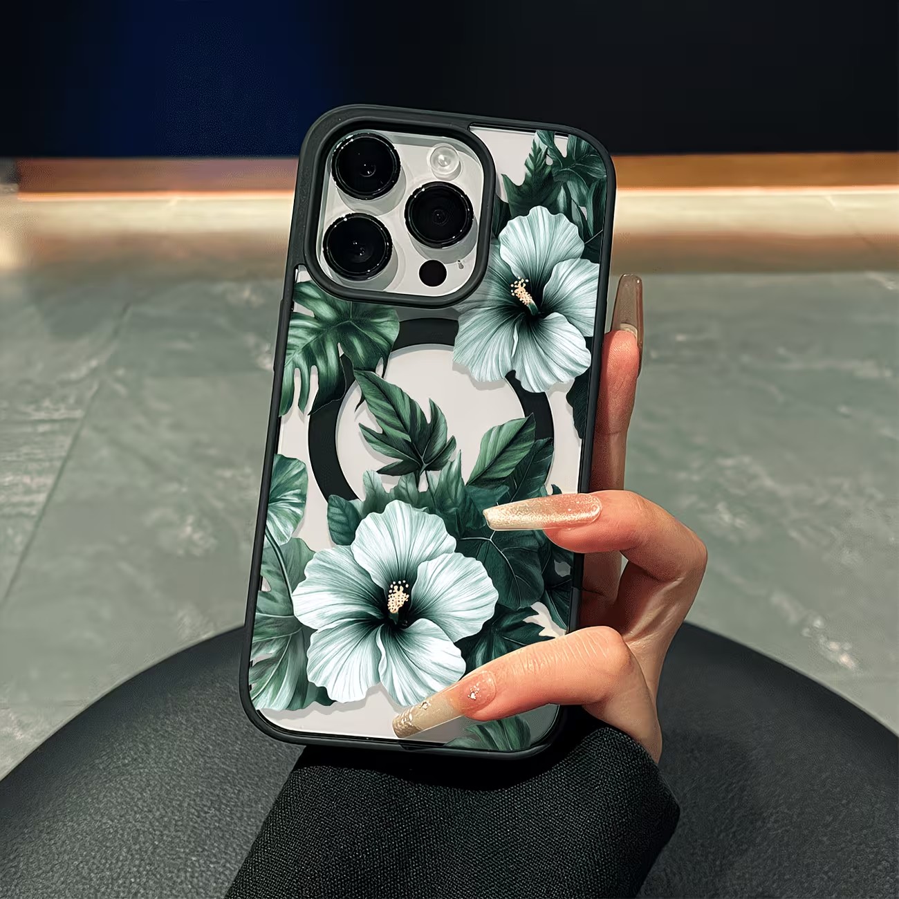 Phone Cases Magnetic - Custodia per telefono con stampa floreale