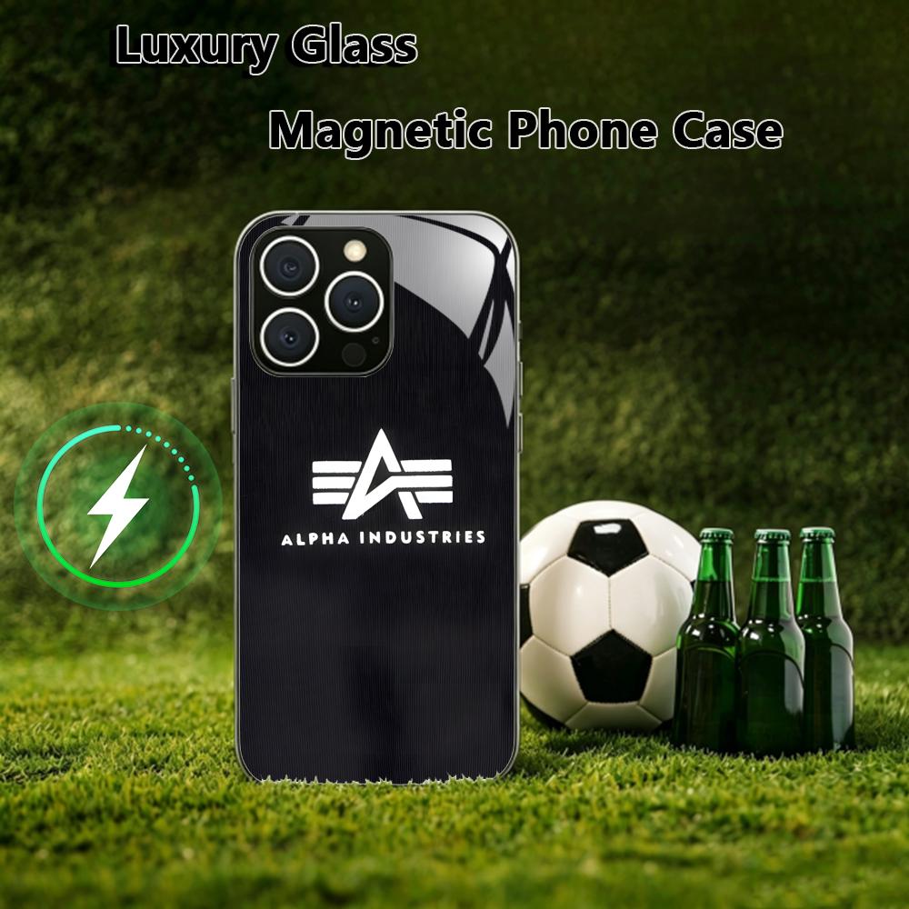 Phone Cases Vogue - Custodia magnetica in vetro Vogue A-Alpha