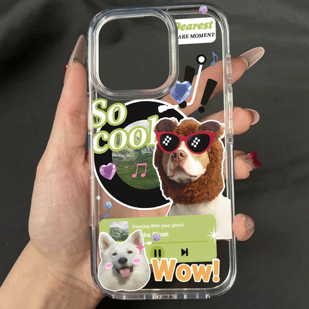Phone Cases Quirky - Custodia per telefono con adesivo di