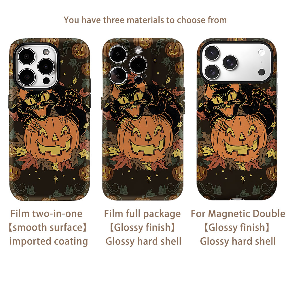 Gatto Vintage di Halloween per - Phone Cases Magnetic recensione e prezzo